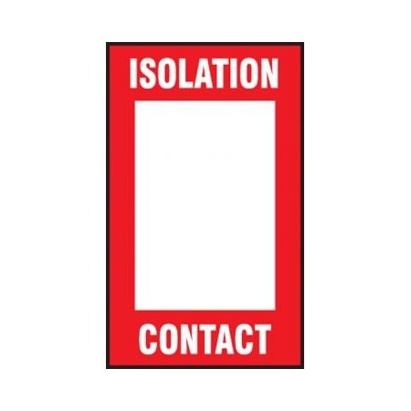 SAFETY SIGN ISOLATION CONTACT 5 X MGS134